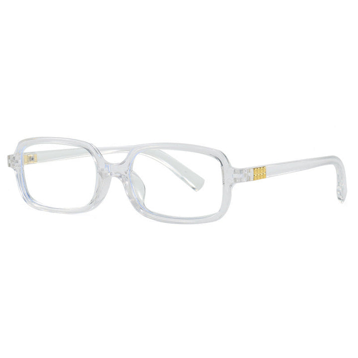 Women's fashionable square glasses with elegant plastic frame and gold accents Kalsten
