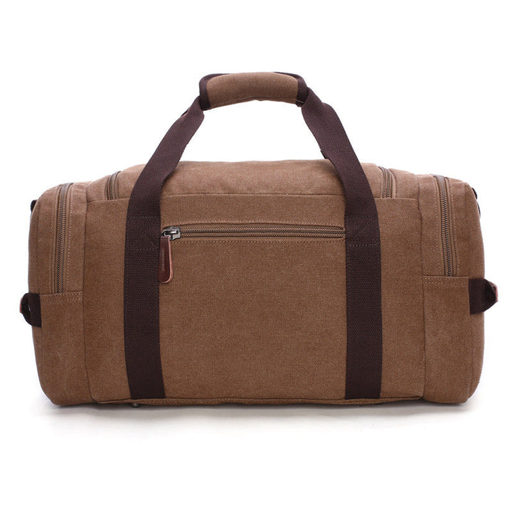 Spacious travel bag with high-quality leather trim Kalsten