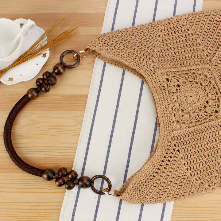 Handbag with Artistic Crochet Pattern Kalsten