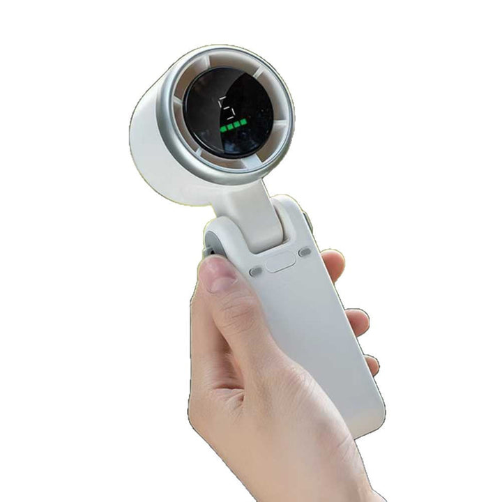 Cooling portable handheld misting fan with digital battery display and adjustable speeds Kalsten