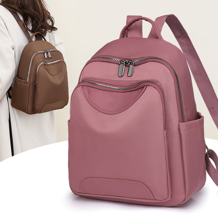 Sleek Minimalist Zip-Front Backpack Kalsten