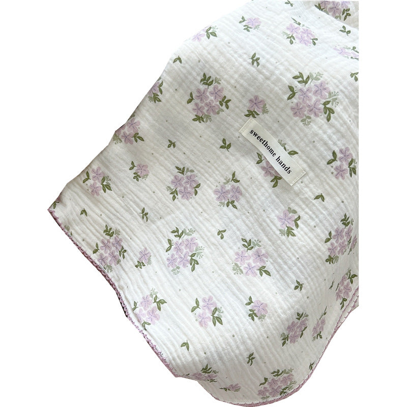 Women's Cozy Blanket with Floral Design Kalsten