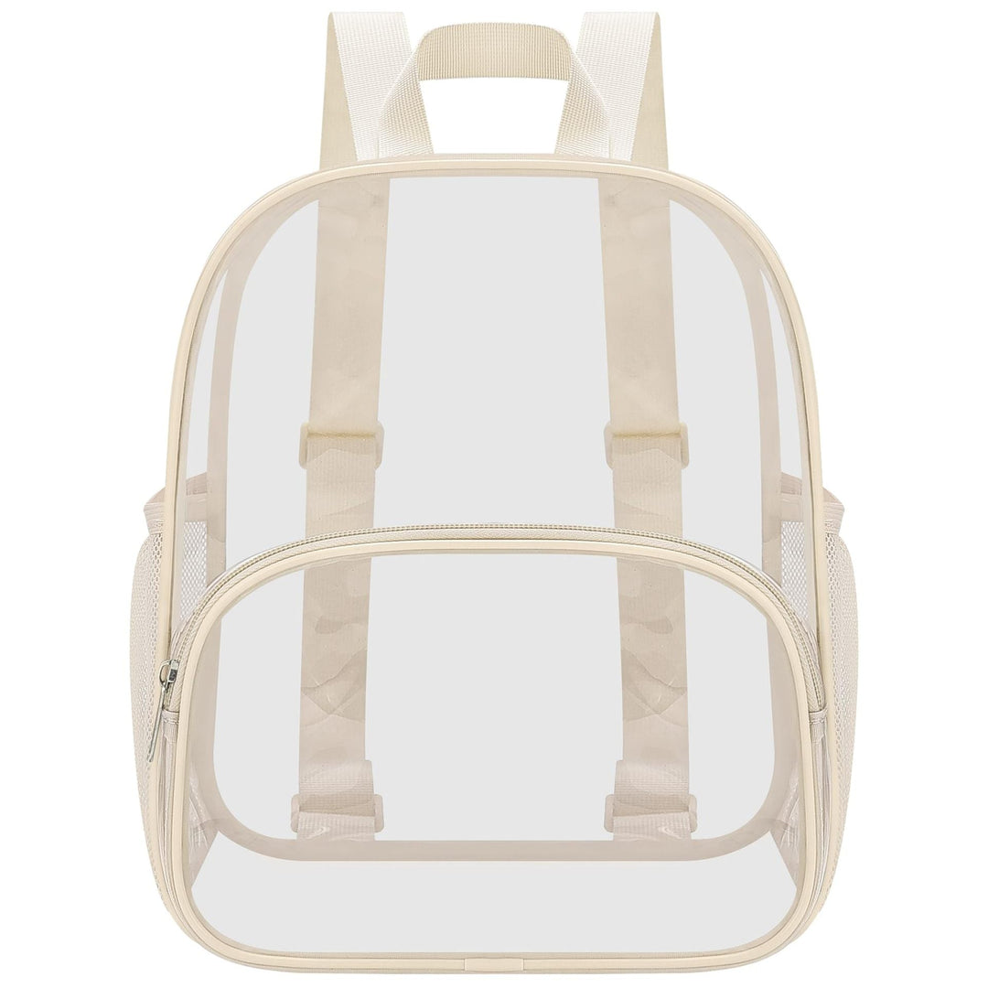 Unisex transparent everyday backpack with reinforced bottom and breathable straps Kalsten