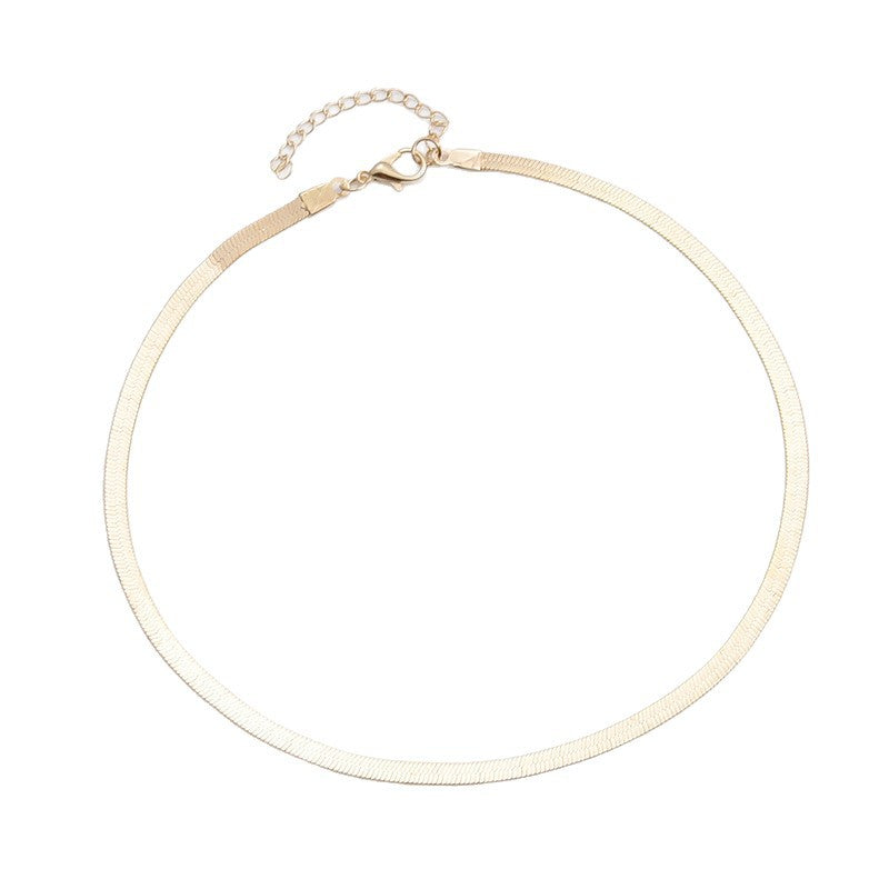 Sleek Snake Chain Necklace Kalsten