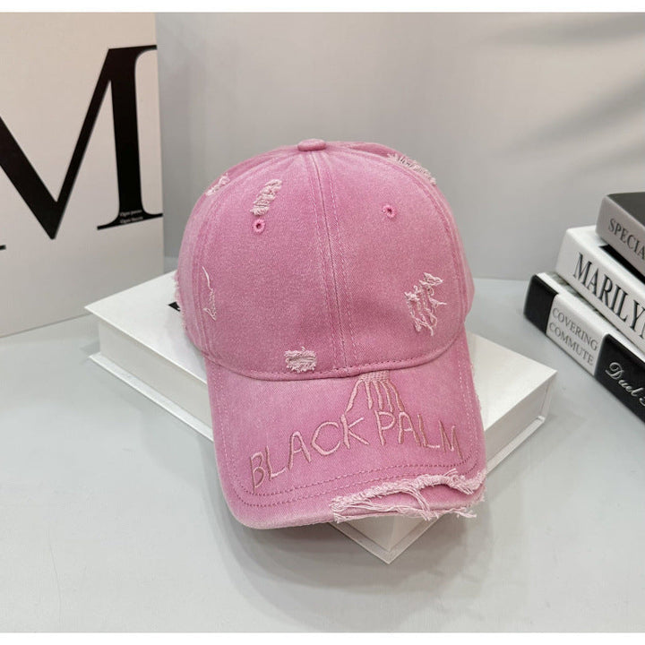 Women's Distressed Cotton Baseball Cap Kalsten 1784083899