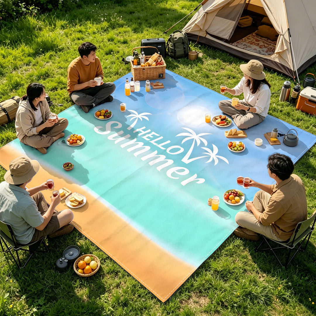 Mandala Design Beach Mat Kalsten