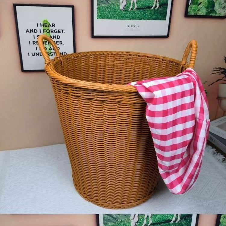 Unisex Robust Storage Basket made of woven rattan Kalsten