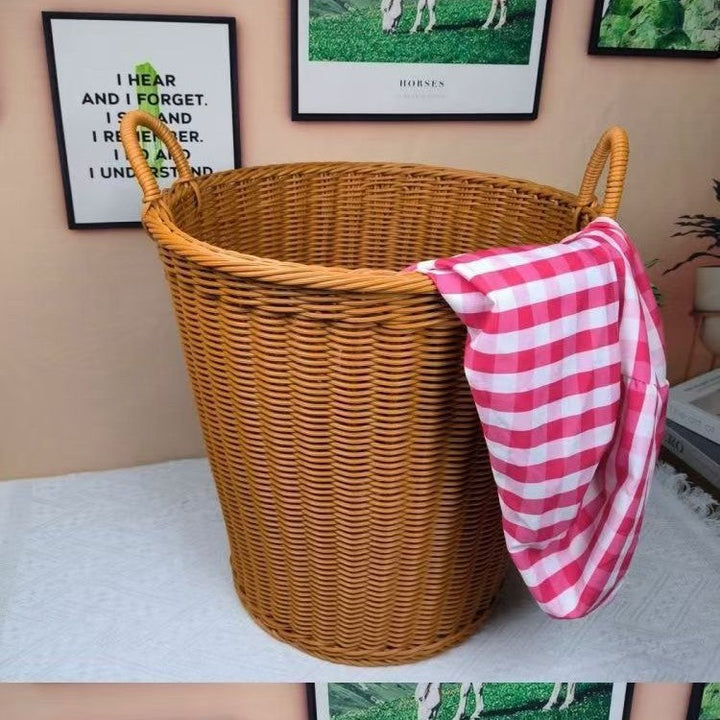 Unisex Robust Storage Basket made of woven rattan Kalsten