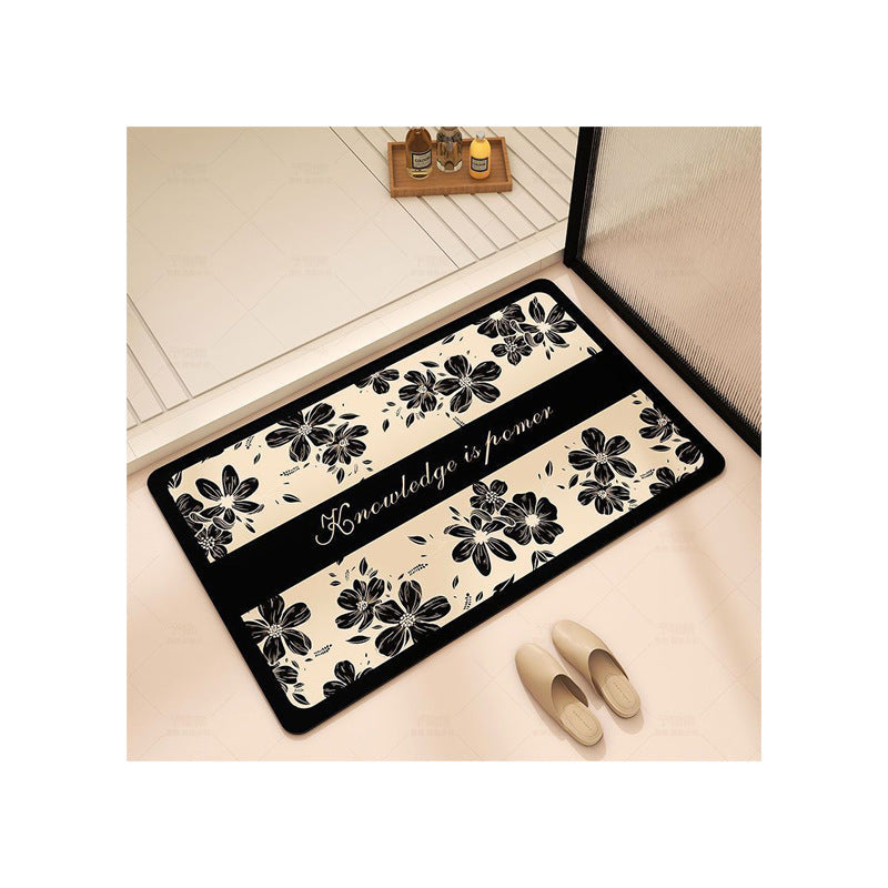 Inspirational Quote Bathroom Mat Kalsten