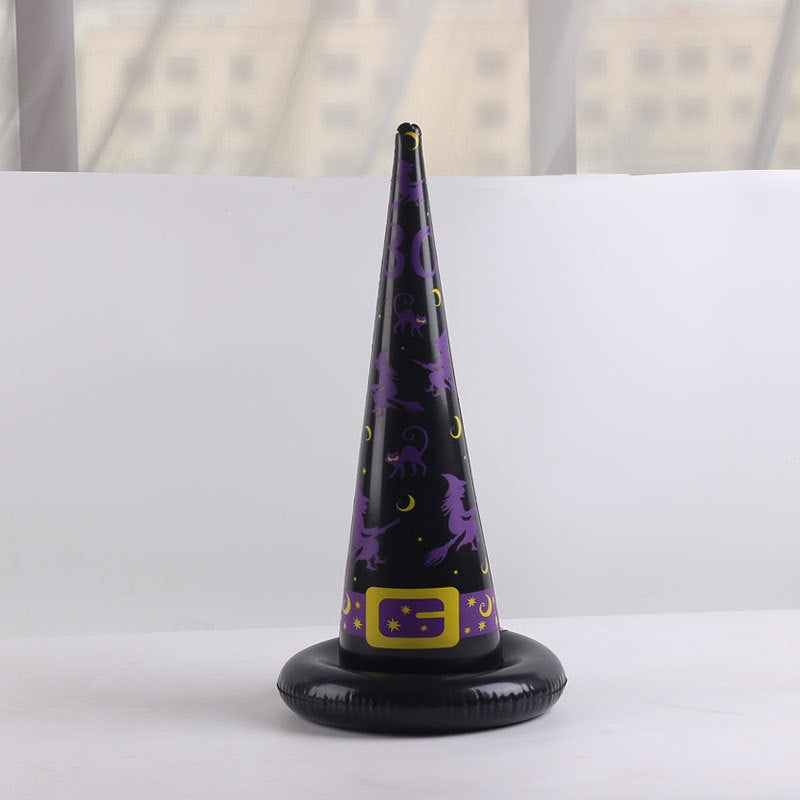 Women's Inflatable Witch Hat Toy Carnival