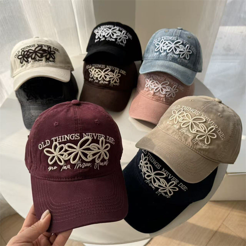 Women's Embroidered Floral Baseball Cap Kalsten 1783922211