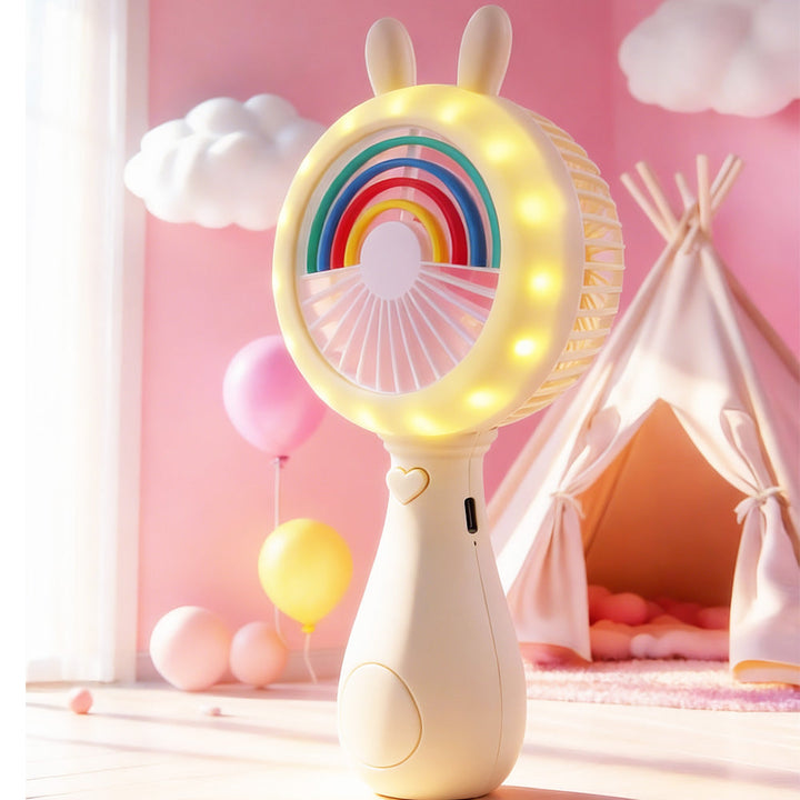 Unisex Portable Mini Fan in Cute Bunny Design Kalsten