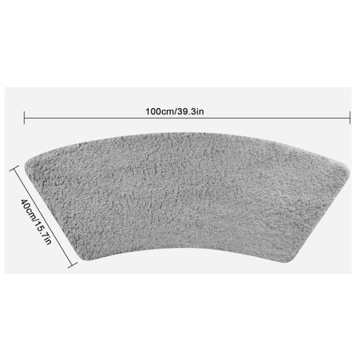 Cozy Curved Bath Mat Acalora
