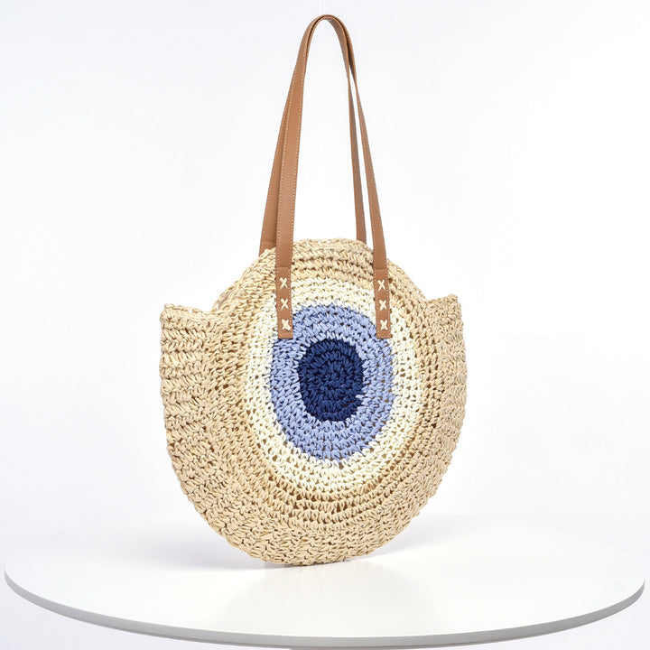 Handmade Round Rattan Bag Kalsten