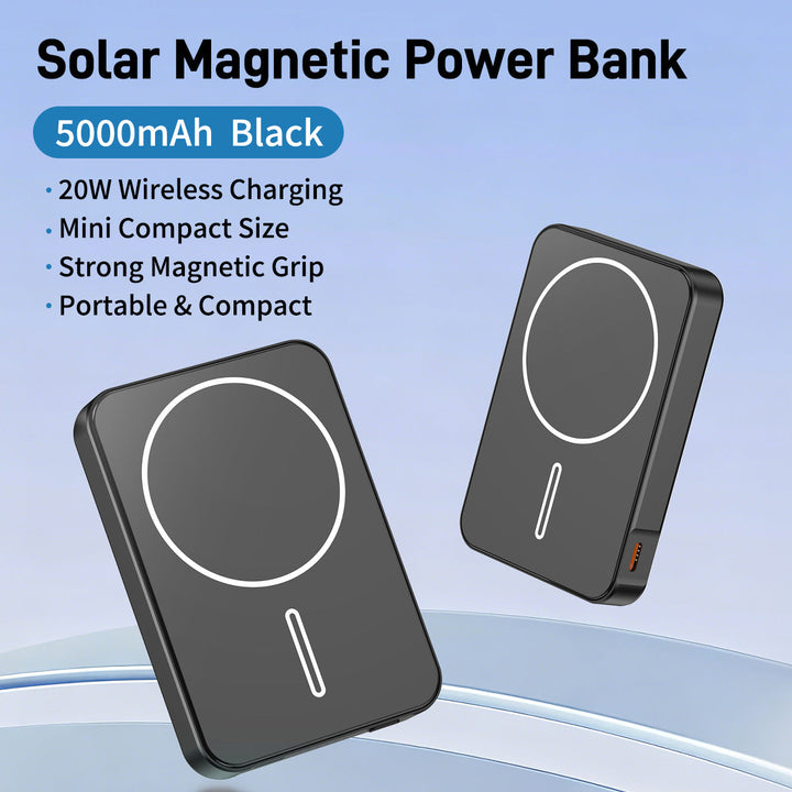 Solar-powered power bank with fast charging function and LED light Kalsten