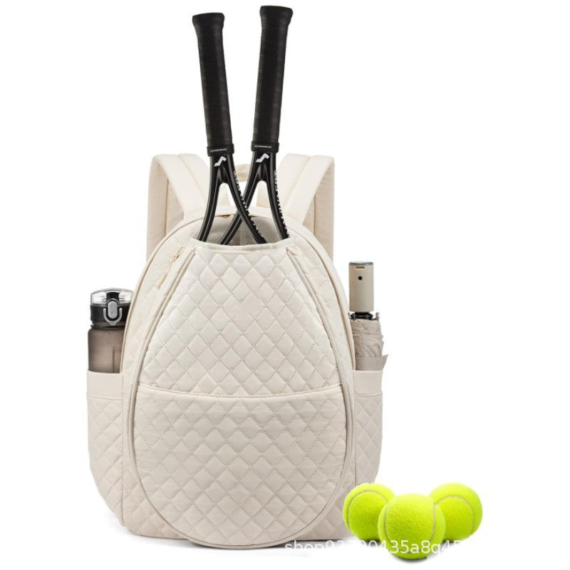 Quilted Tennis Racket Backpack Acalora