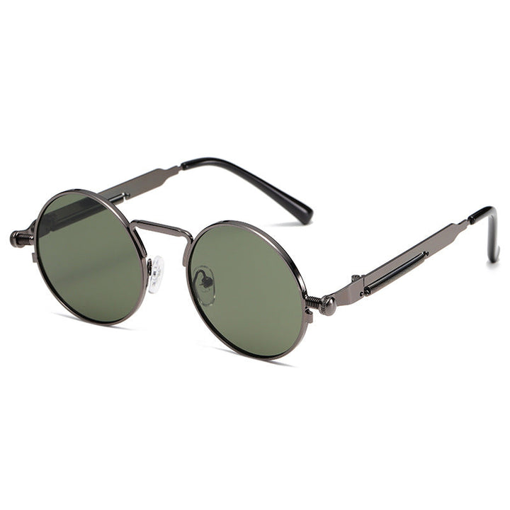 Women's fashionable round sunglasses with precise metal frame Kalsten