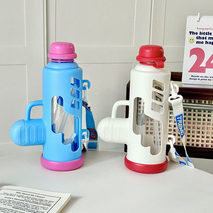 Women Trendy Water Bottle with Innovative Design and Practical Carry Handle Kalsten