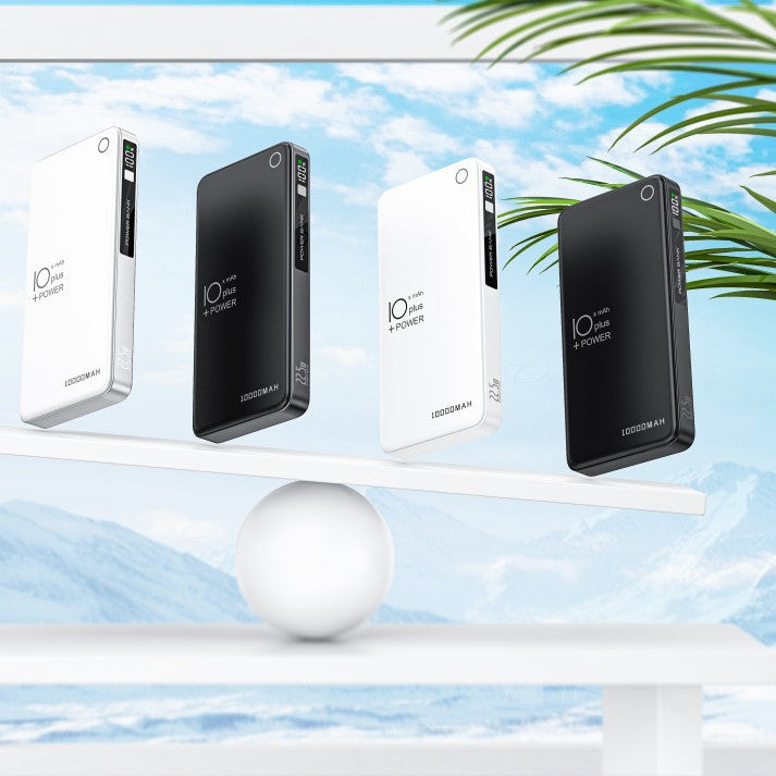 Portable power bank with intelligent LCD display and fast charging function Kalsten