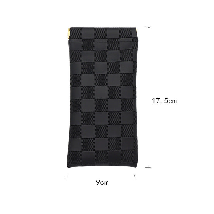 Fashionable Checkered Pouch Kalsten
