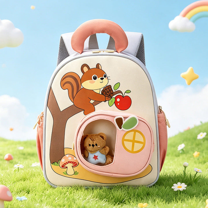 Children's Cute Animal-Themed School Backpack