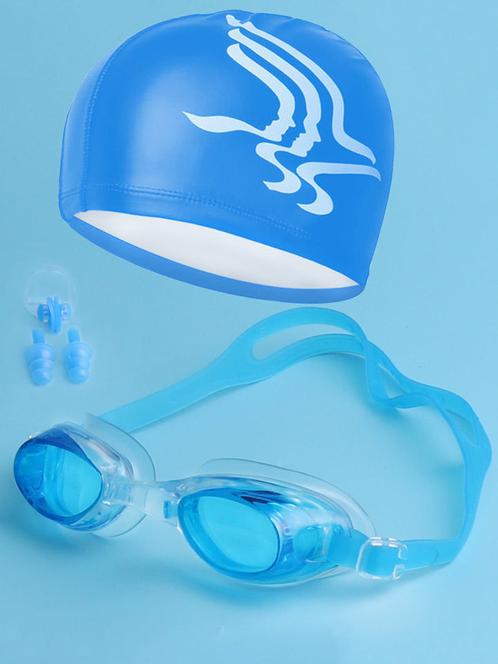 Swim set with comfortable swim cap and ear protection Kalsten