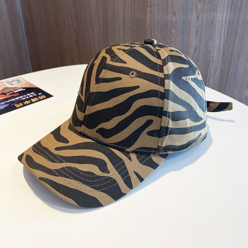 Women's Trendy Animal Print Adjustable Baseball Cap Kalsten