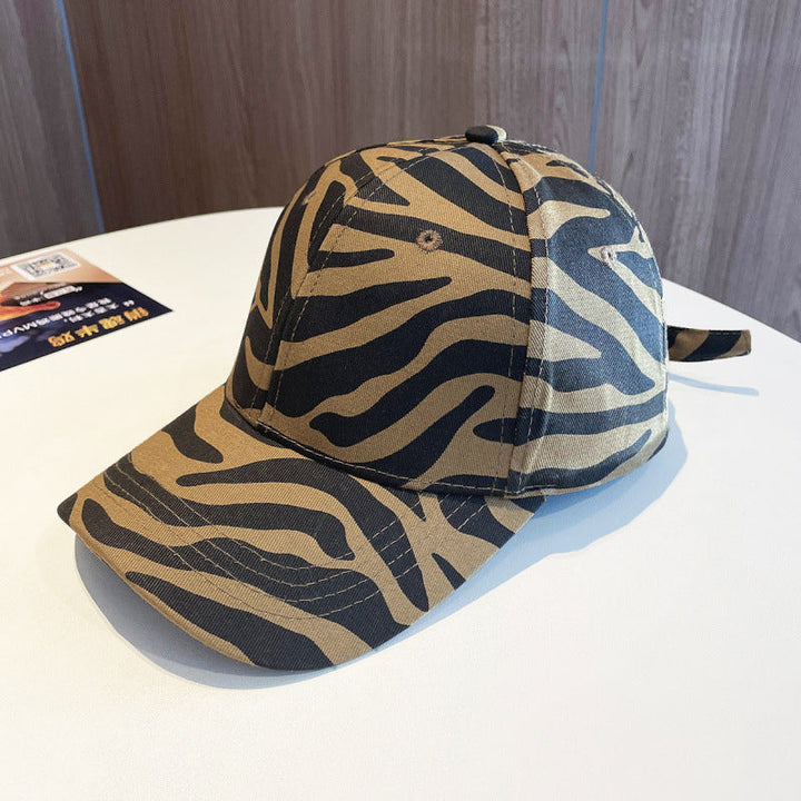Women's Trendy Animal Print Adjustable Baseball Cap Kalsten