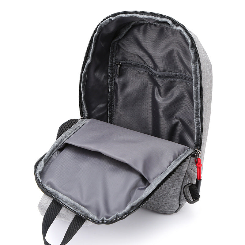 Sling backpack with breathable back and practical compartments Kalsten