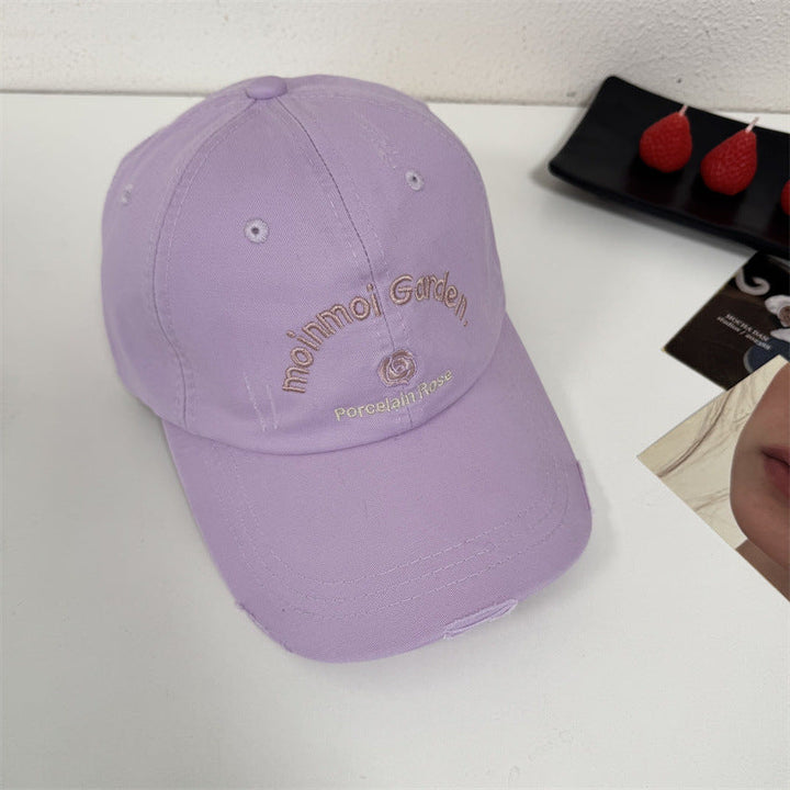 Women's Embroidered Casual Sun Protection Cap Kalsten
