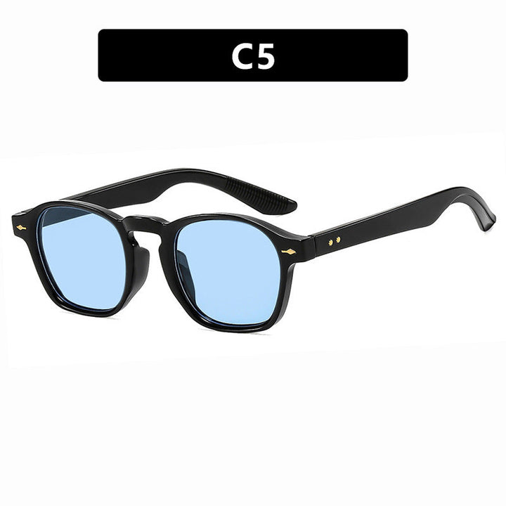 Ladies fashionable rectangular glasses with transparent frame Kalsten