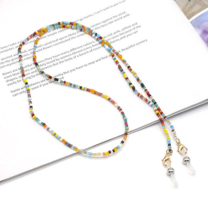 Colorful Multi-Textured Eyewear Chain Kalsten