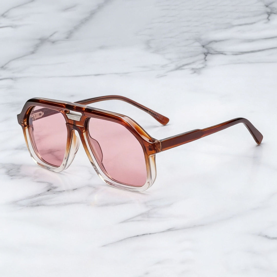 Women's fashionable sunglasses in unique, geometric design Kalsten