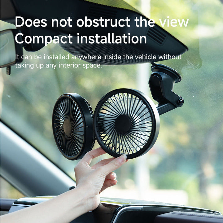 Unisex Dual-Headed Adjustable Ceiling Fan Kalsten
