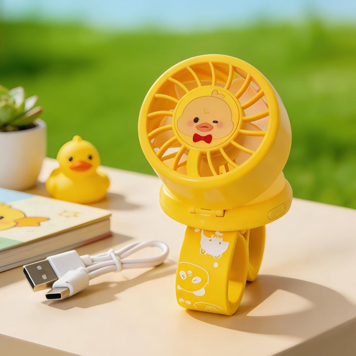 Ladies portable handheld fan with chicken design Kalsten