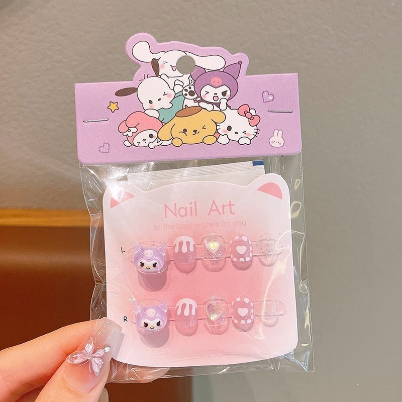 Artificial nails with sweet character design Kalsten