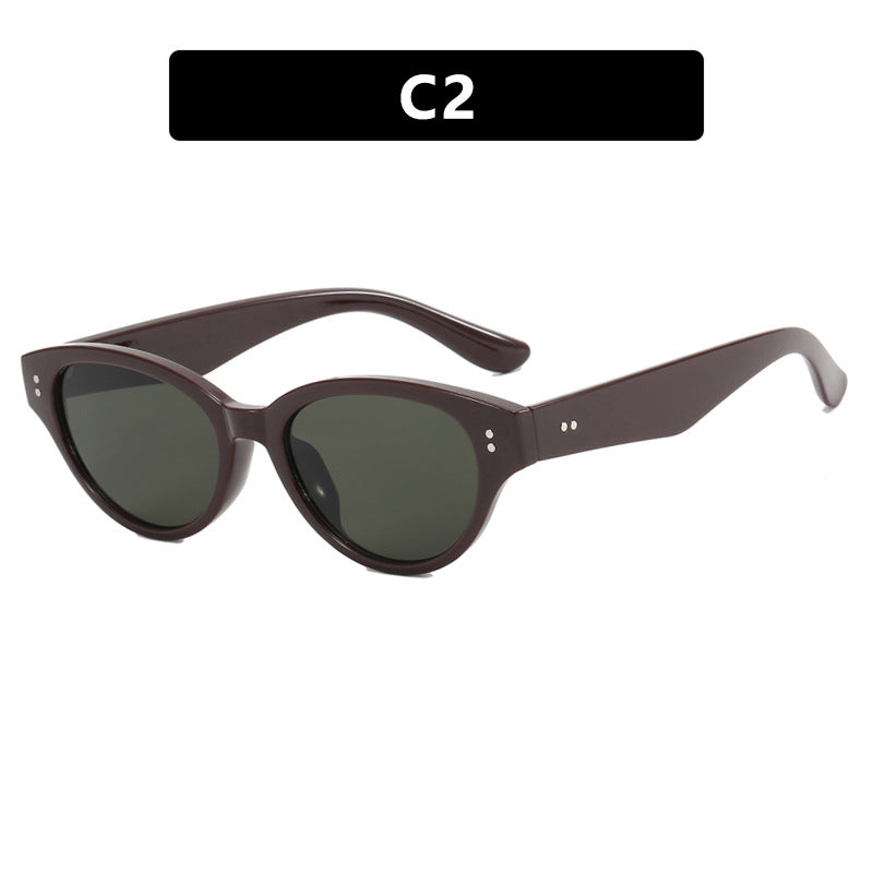 Women's fashionable cat-eye glasses with elegant plastic frame Kalsten