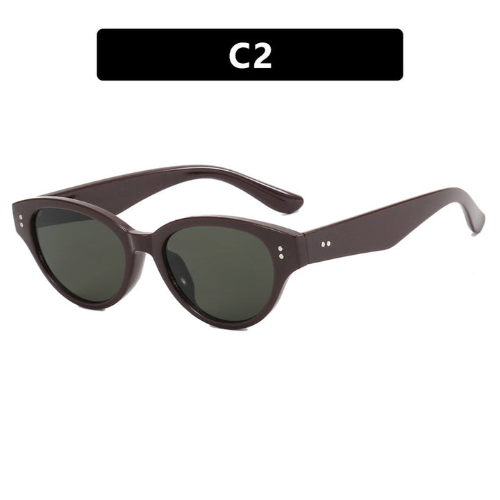 Women's fashionable cat-eye glasses with elegant plastic frame Kalsten