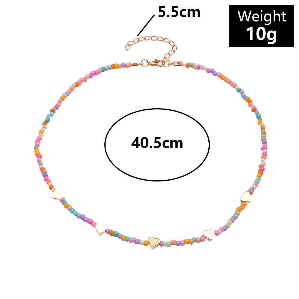 Pearl and Beaded Choker Necklace Kalsten