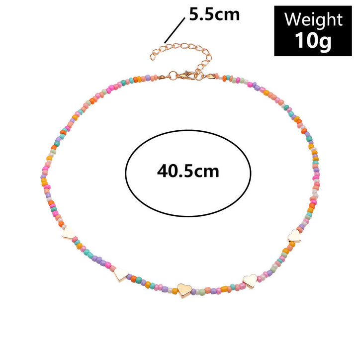 Pearl and Beaded Choker Necklace Kalsten