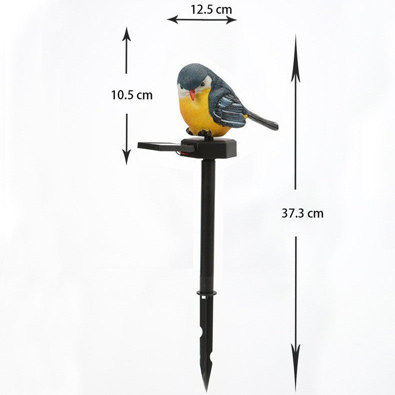 Realistic Solar Bird Garden Stake With Motion Sensor And Weatherproof Design Kalsten