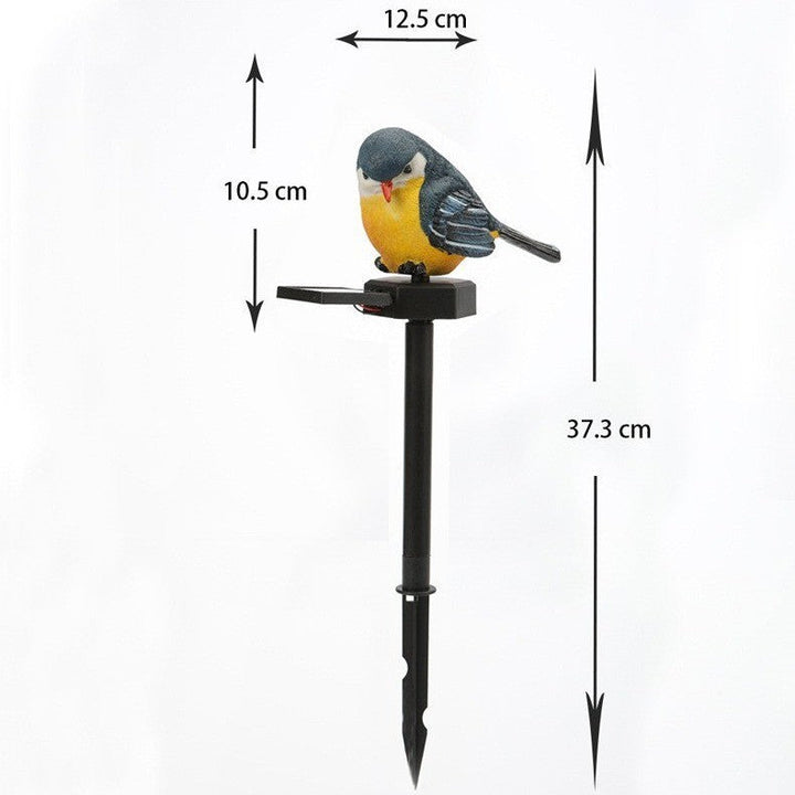 Realistic Solar Bird Garden Stake With Motion Sensor And Weatherproof Design Kalsten