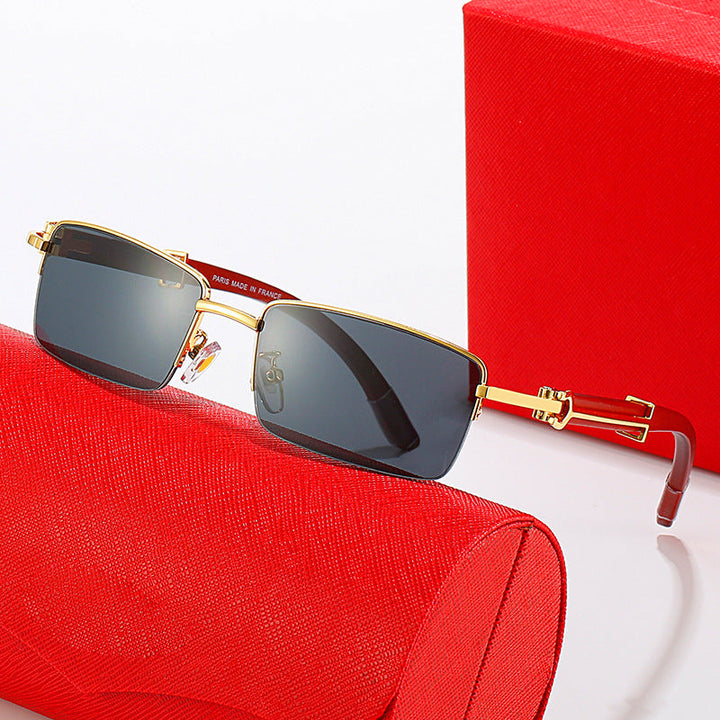 Women’s fashionable sunglasses with an elegant metal frame and high-quality lenses Kalsten