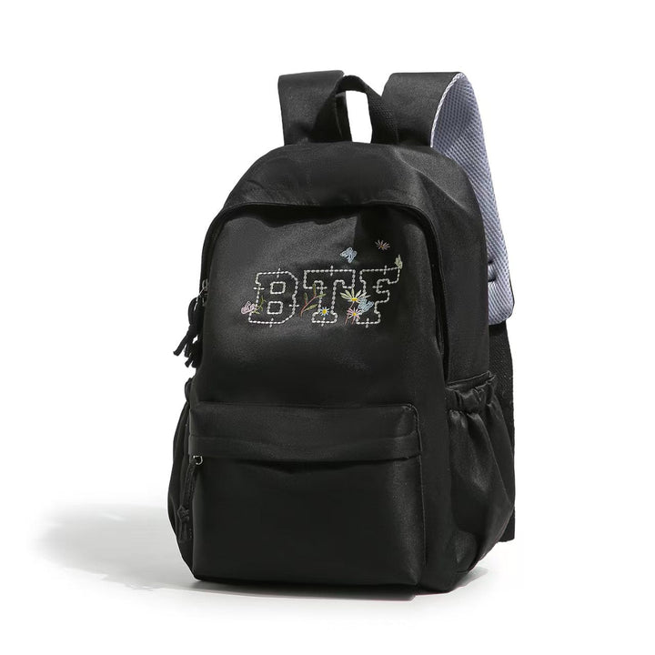 Embroidered Floral Pattern Backpack Kalsten