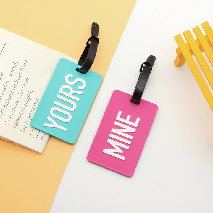 Unisex Luggage Tag with Smart Safety Message Kalsten