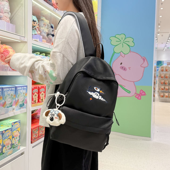 Fashionable backpack with artistic embroidery design Kalsten