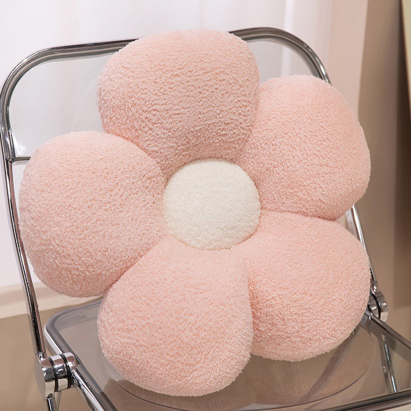 Blossom-shaped cuddle cushion Kalsten