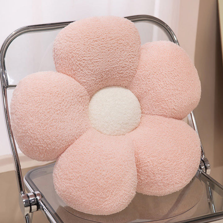 Blossom-shaped cuddle cushion Kalsten
