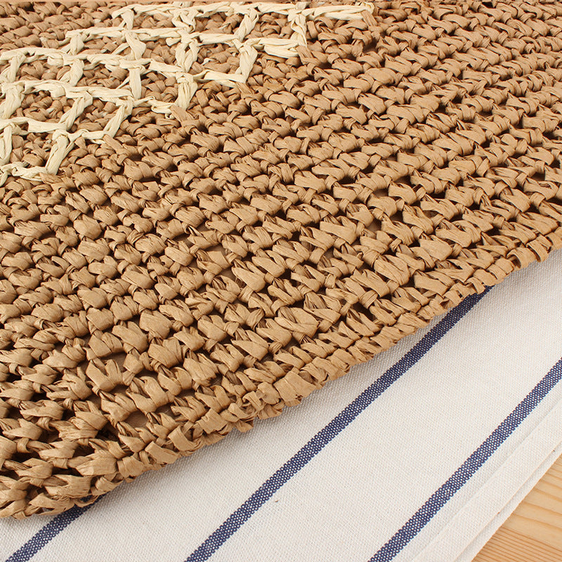 Large Handmade Straw Shopping Bag Kalsten