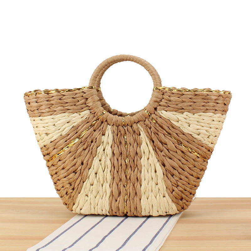 Elegant Woven Tote Bag with Extraordinary Design Kalsten